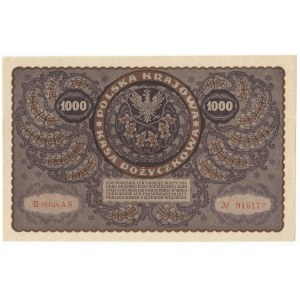 II Rzeczpospolita, 1.000 marek polskich 1919 III ser. AS