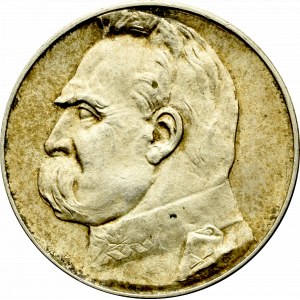 II Rzeczpospolita, 5 złotych 1938 Piłsudski