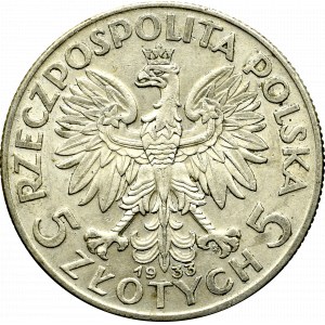 II Republic of Poland, 5 zloty 1933 Polonia