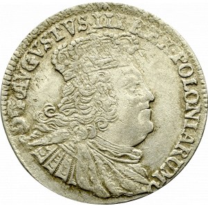 Germany, Saxony, Friedrich August II, 6 groschen 1755, Leipzig