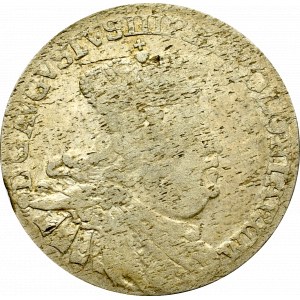 Germany, Saxony, Friedrich August II, 6 groschen 1756, Leipzig