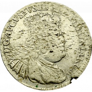 Germany, Saxony, Friedrich August II, 6 groschen 1755, Leipzig