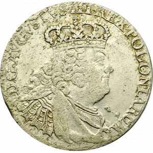 Germany, Saxony, Friedrich August II, 6 groschen 1755, Leipzig