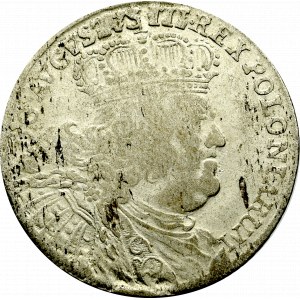 Germany, Saxony, Friedrich August II, 18 groschen 1754, Leipzig