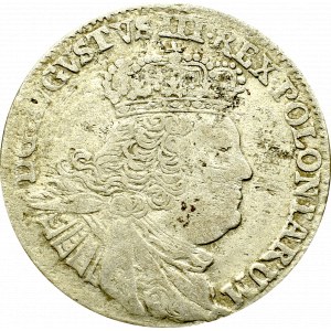 Germany, Saxony, Friedrich August II, 6 groschen 1756, Leipzig