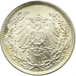 Germany, 1/2 mark 1917 D