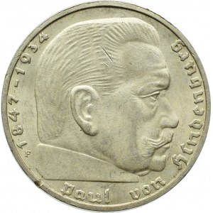 III Reich, 2 mark 1938 F Hindenburg