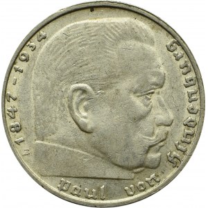 III Reich, 2 mark 1938 E Hindenburg