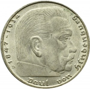 III Reich, 2 mark 1939 D Hindenburg