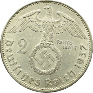 III Reich, 2 mark 1937 A Hindenburg