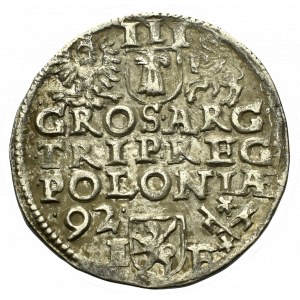 Sigismund III, 3 groschen 1592, Posen