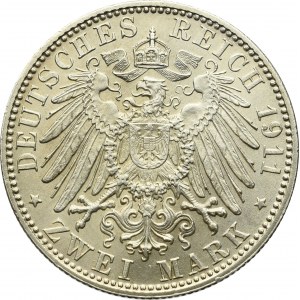 Germany, Bayern, 2 mark 1911