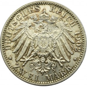 Germany, Baden, 2 mark 1902