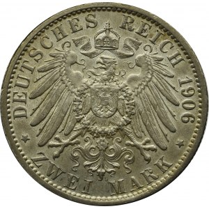 Germany, Preussen, 2 mark 1906