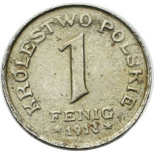 Kingdom of Poland, 1 pfennig 1918