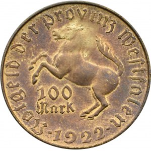 Weimar Republic, 100 mark 1922