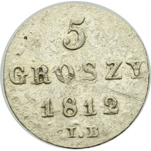 Księstwo Warszawskie, 5 groszy 1812