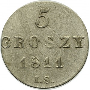 Księstwo Warszawskie, 5 groszy 1811