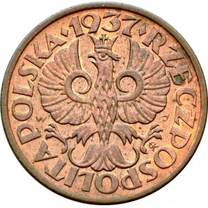 II Republic of Poland, 1 groschen 1937