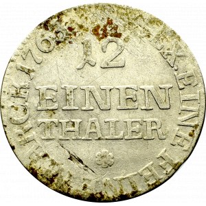 Germany, Saxony, Friedrich August II, 1/12 thaler 1763