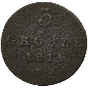 Księstwo Warszawskie, 3 grosze 1814