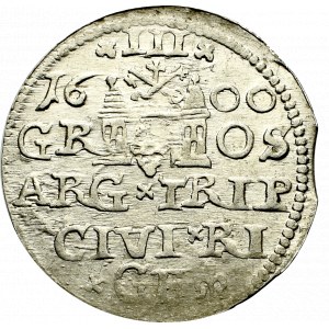 Sigismund III, 3 groschen 1600, Riga