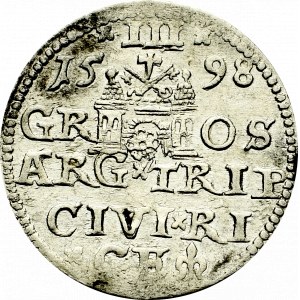 Sigismund III, 3 groschen 1598, Riga