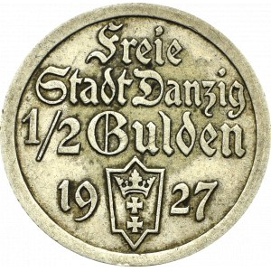 Wolne Miasto Gdańsk, 1/2 gulden 1927