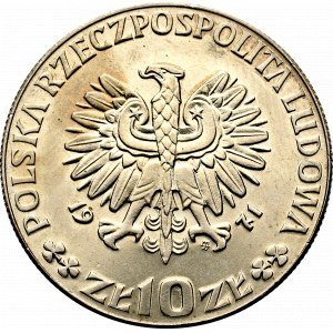 Peoples Republic of Poland, 10 zloty 1971 FAO - Specimen CuNi