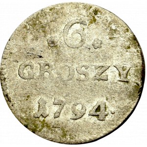 Stanislaus Augustus, 6 groschen 1794