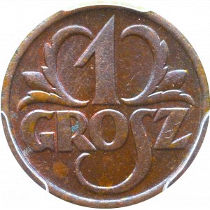 II Republic of Poland, 1 groschen 1939 - NGC MS64 BN