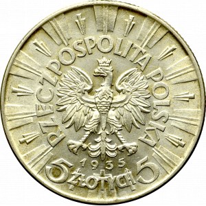 II Republic of Poland, 5 zloty 1935 Pilsudski