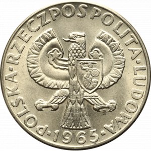PRL, 10 złotych 1965 VII wieków Warszawy - Próba CuNi
