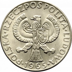 PRL, 10 złotych 1965 VII wieków Warszawy - Próba CuNi