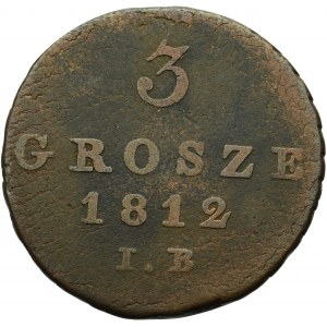 Księstwo Warszawskie, 3 grosze 1812