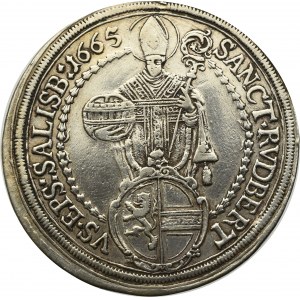 Austria, Bishopic of Salzburg, Thaler 1665