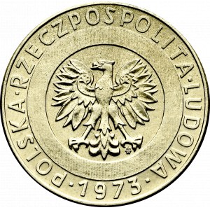 PRL, 20 złotych 1973 Wieżowiec i kłosy - Próba Nikiel