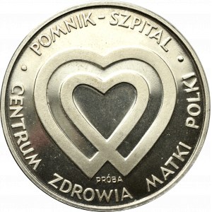 PRL, 1.000 złotych 1986 Pomnik Szpital - Próba Ni
