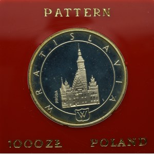 PRL, 1.000 złotych 1987 Wrocław - Próba Ni
