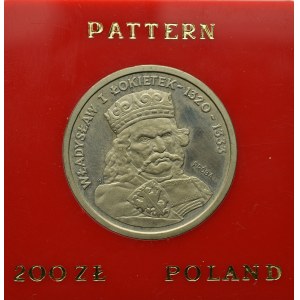 PRL, 200 złotych 1986 Władysław I Łokietek - Próba CuNi