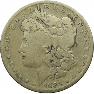 USA, Morgan Dollar 1884 O