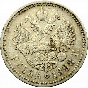 Russia, Nicholas II, Rouble 1898