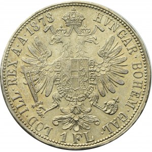Austria, 1 floren 1878