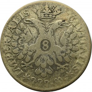 Niemcy, Lubeka, 8 szylingów 1729