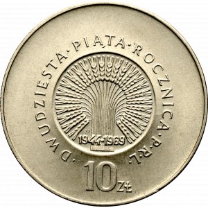 PRL, 10 złotych 1969 25 lat PRL