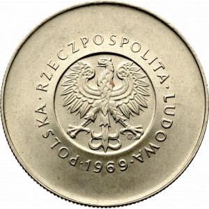 Peoples Republic of Poland, 10 zloty 1969 25 years of the Republic