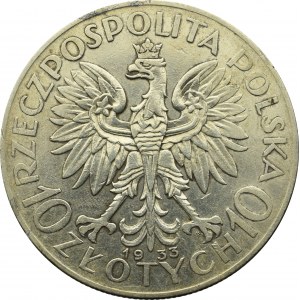 II Republic of Poland, 10 zloty 1933 Polonia