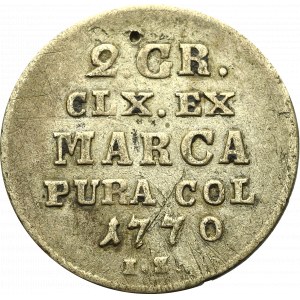 Stanislaus Augustus, 2 groschen 1770