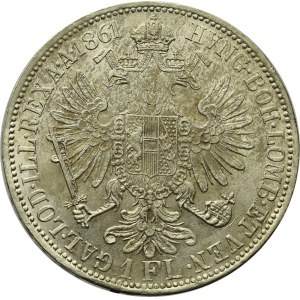 Austria, 1 florin 1861