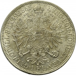Austria, 1 floren 1861